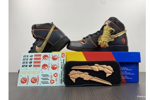 Gundam Banshee Nike RX-0 02 High DH7717-400 SB Unicorn Dunk 0722